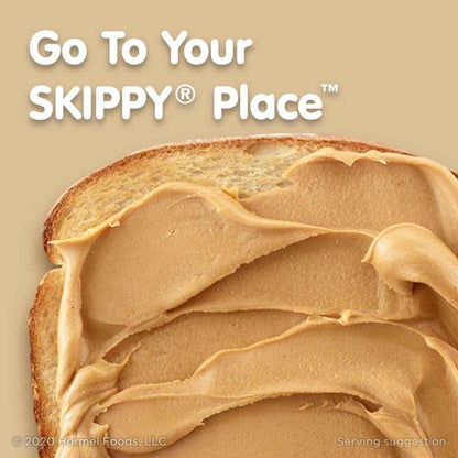SKIPPY Natural Peanut Butter Singles – Safe, Mess-Free Snack for Kids' Lunchboxes, Daycare, and Playdates, 8 Squeeze Pouches 1.15 Oz Each
