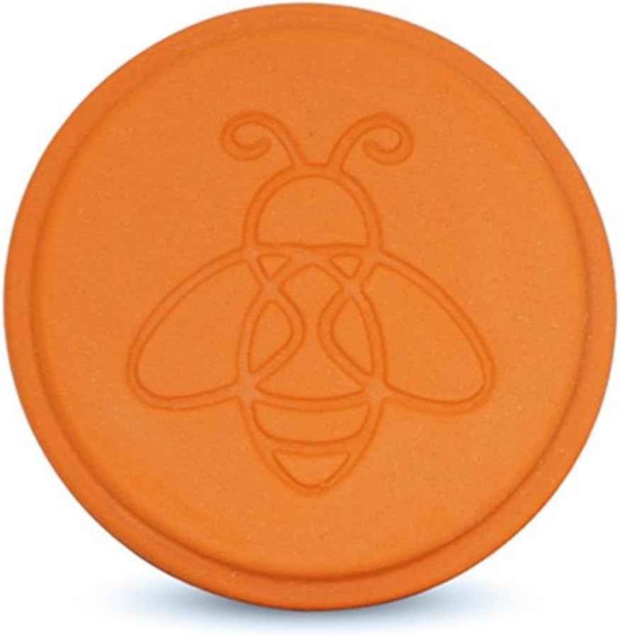 Terracotta Sugar Keeper Disc – Simple Kitchen Storage Solution, Neutral Clay Brown Sugar Softener for Clean Countertops