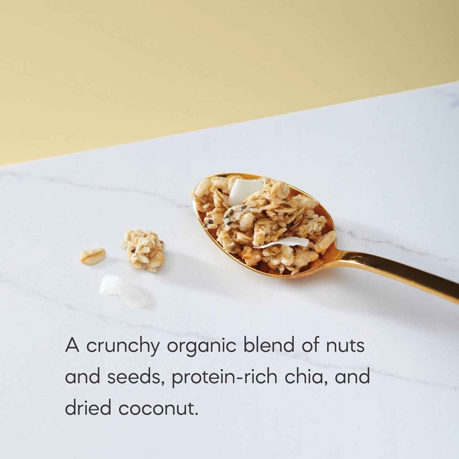 Nature's Path Organic Coconut Chia Granola – Clean-Ingredient Pantry Staple for Intentional Kitchens, 12.34 oz Box