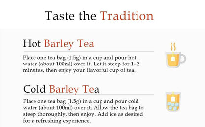 Damtuh Korean Barley Tea Boricha – Travel-Friendly Caffeine-Free Brew for Camping and Patio Mornings, 50 Bags