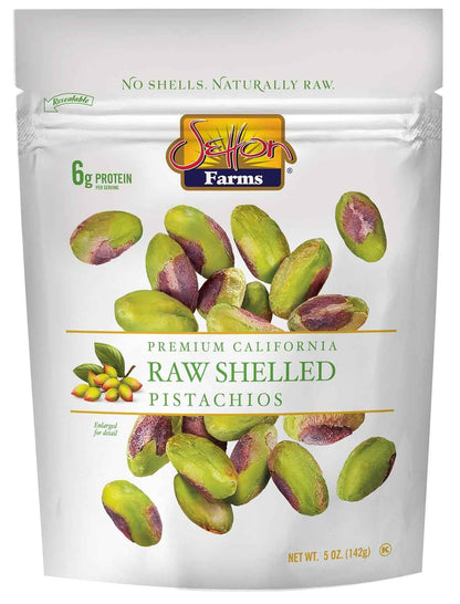 Setton Farms Raw Shelled Pistachios – No Shell Kid-Friendly Lunchbox Snack with Protein and Fiber