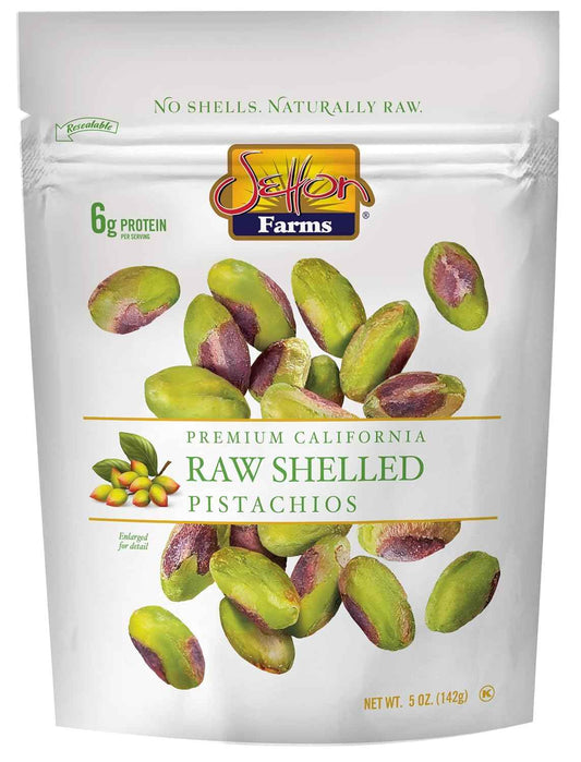 Setton Farms Raw Shelled Pistachios – No Shell Kid-Friendly Lunchbox Snack with Protein and Fiber