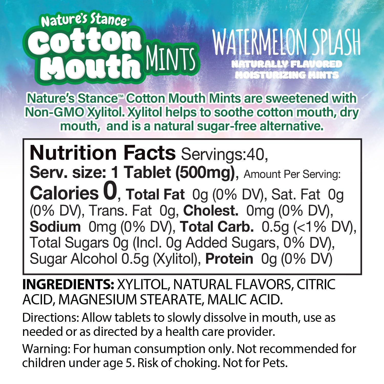 Nature's Stance Cotton Mouth Xylitol Mints – Thoughtful Sugar-Free Stocking Stuffer for Mom, Coworkers, and Frequent Travelers