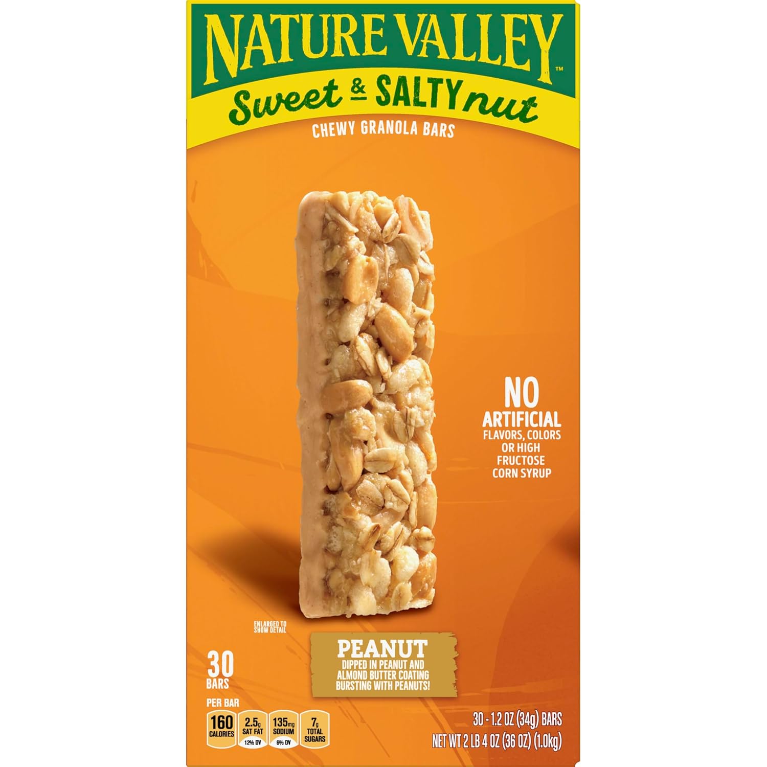 Nature Valley Sweet and Salty Nut Granola Bars – Commuter Bag Snack for Busy Workdays, Individually Wrapped