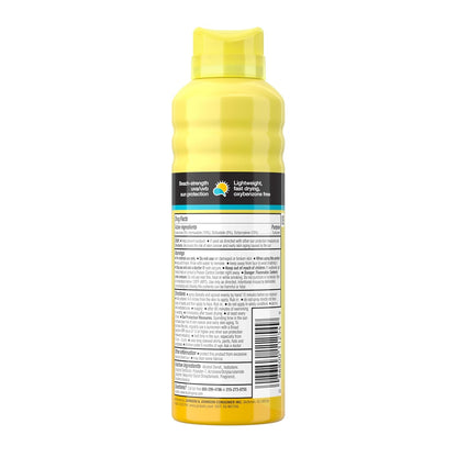 Neutrogena Beach Defense Spray SPF 50 – Portable Sun Protection for Camping, Patio & Outdoor Adventures