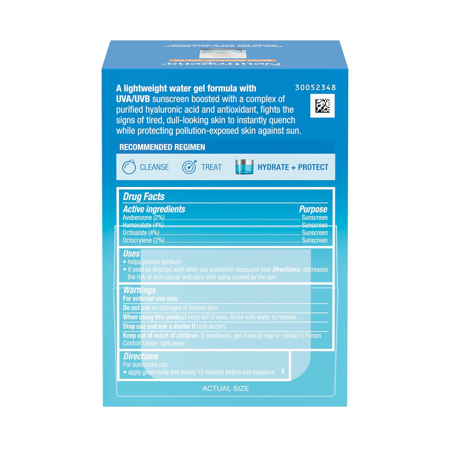 Neutrogena Hydro Boost City Shield Water Gel – Daily Hydrating SPF Ritual for Bathroom Self-Care