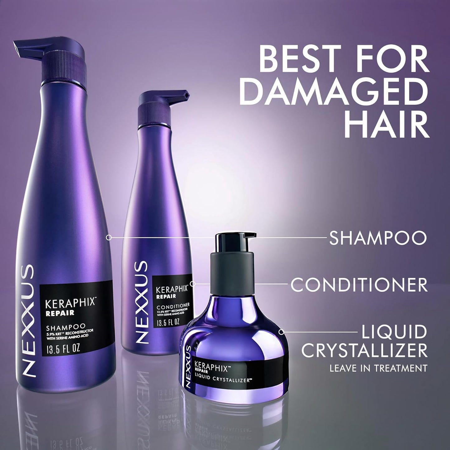 Nexxus Keraphix Premium Damage Repair Conditioner – Salon-Grade Hair Treatment for Discerning Stylists