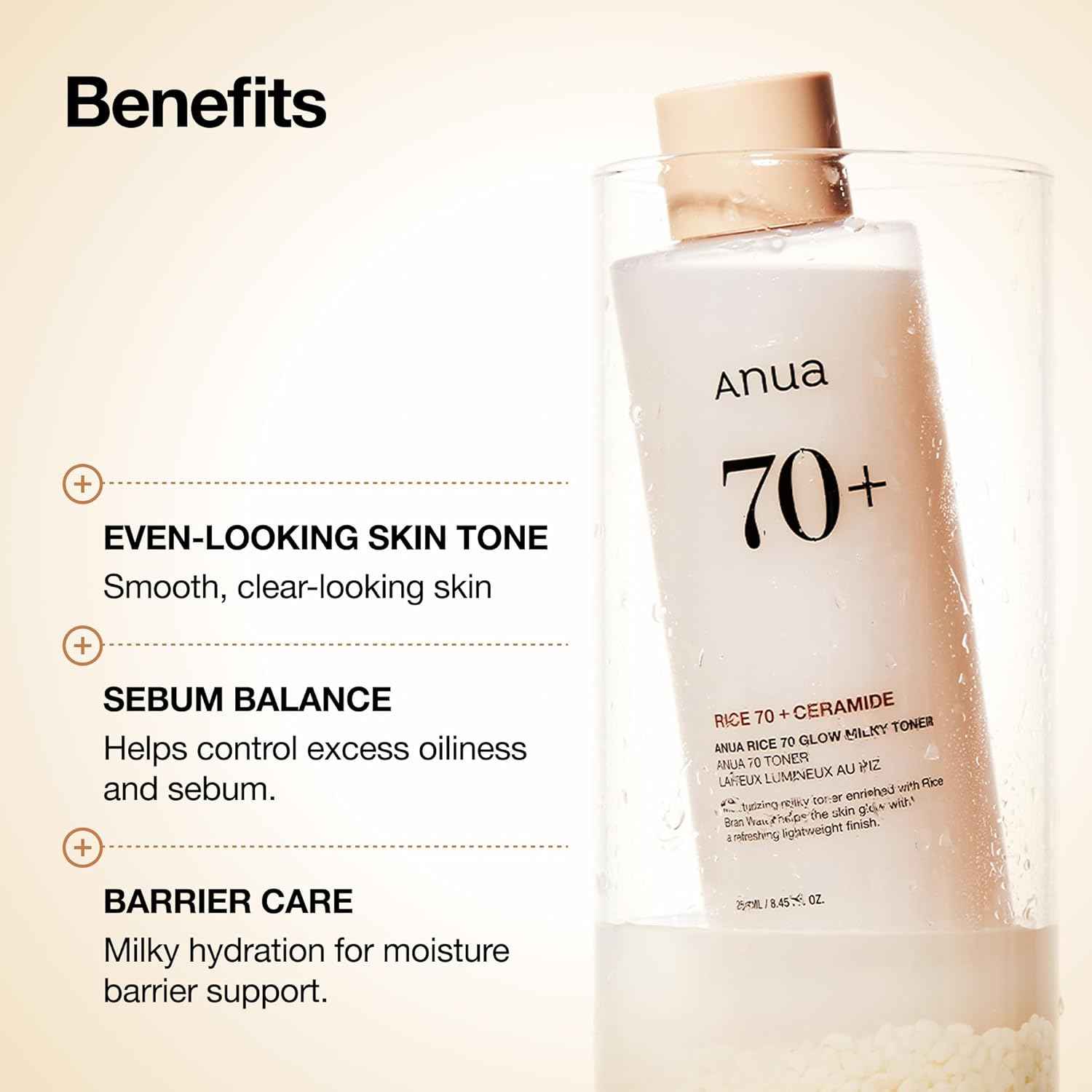 Anua Rice 70 Glow Milky Toner – Calming Evening Skincare Ritual for Radiant, Hydrated Skin