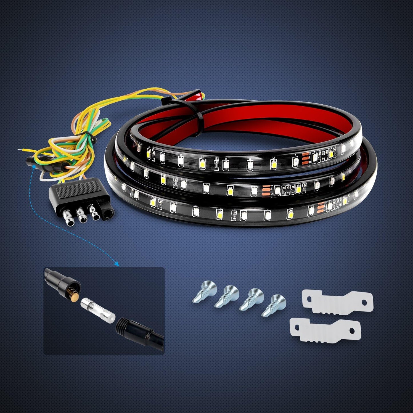 Nilight 60-Inch Truck Bed Light Bar – LED Strip for Camping, Loading, and Off-Road Night Use