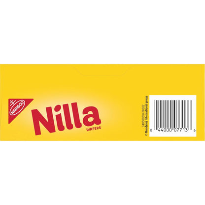 NILLA Wafers Cookies, Vanilla Wafers Mindful Snack for Tea Time, Crispy Vanilla Wafers for a Calming Break