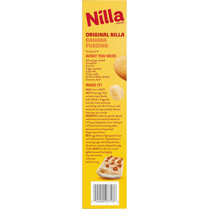 NILLA Wafers Cookies, Vanilla Wafers Mindful Snack for Tea Time, Crispy Vanilla Wafers for a Calming Break