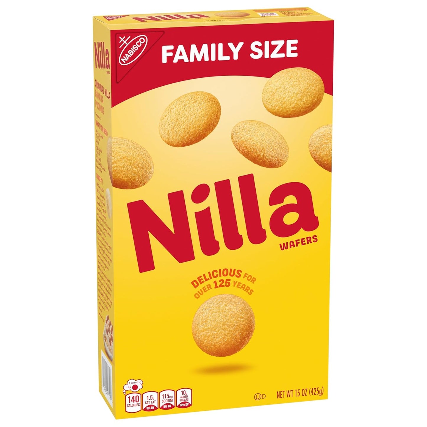 NILLA Wafers Cookies, Vanilla Wafers Mindful Snack for Tea Time, Crispy Vanilla Wafers for a Calming Break