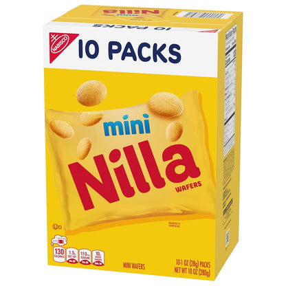 NILLA Wafers Mini Cookies – Portion-Controlled Office Snack for Desk Drawer and Break Room