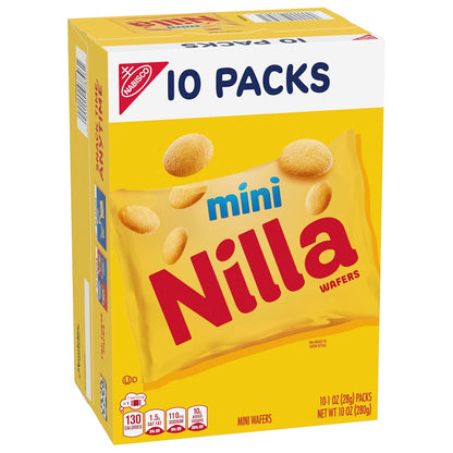 NILLA Wafers Mini Cookies – Portion-Controlled Office Snack for Desk Drawer and Break Room