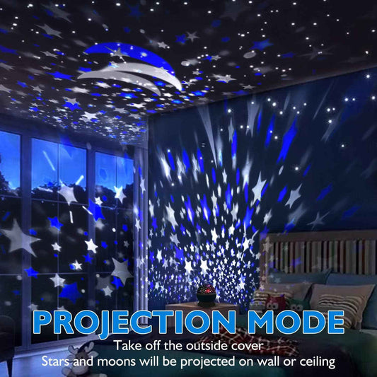 StarryBeam Nebula Star Projector – Modern Bedroom Decor Accent Lamp, 360° Rotating Galaxy Light for Living Room and Dining Area, 5 Finishes