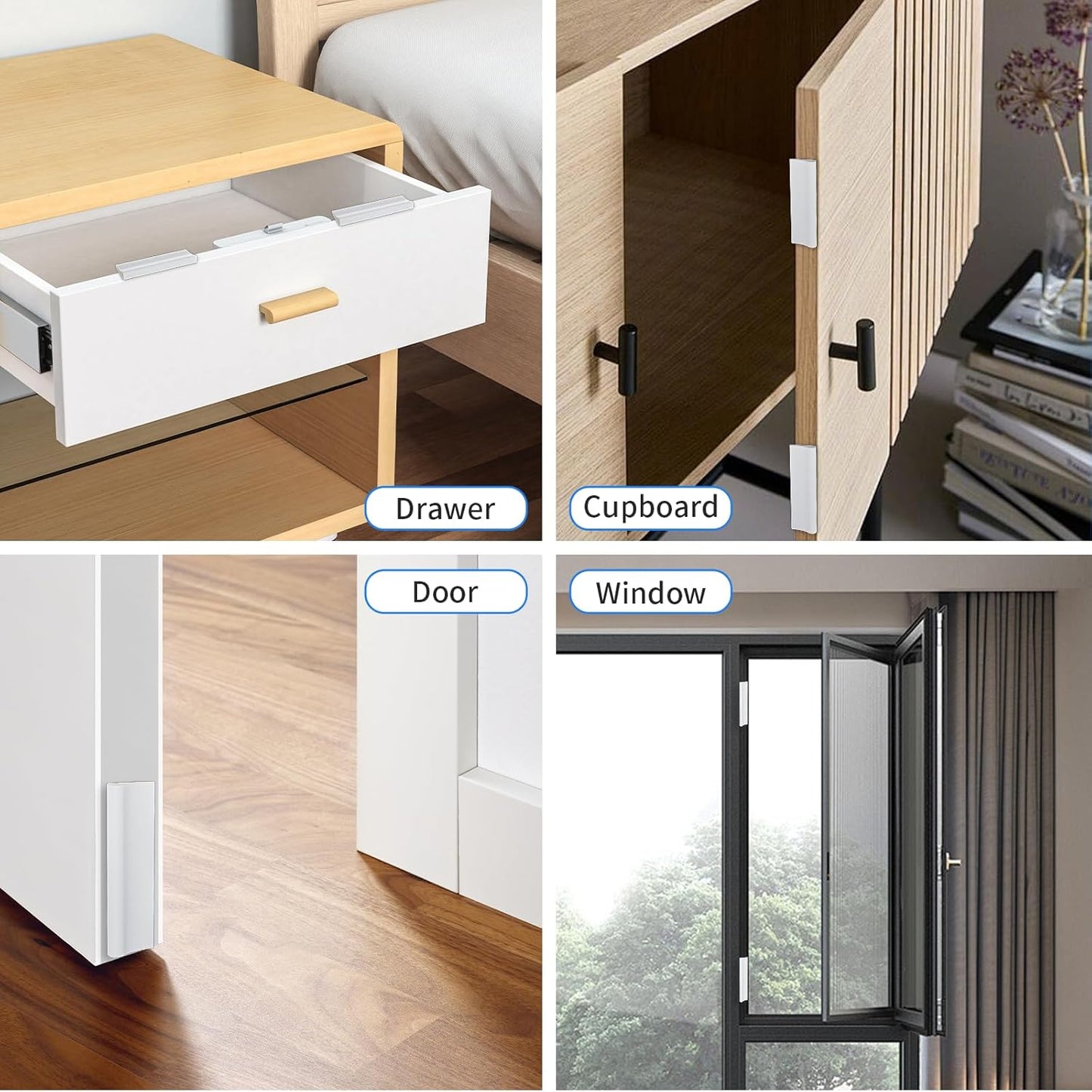 Nisorlin Weather Stripping Door Seal Strip – Tool-Free, Hazard-Free Window and Door Sealing for Family Homes