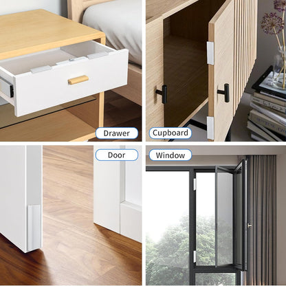 Nisorlin Weather Stripping Door Seal Strip – Tool-Free, Hazard-Free Window and Door Sealing for Family Homes