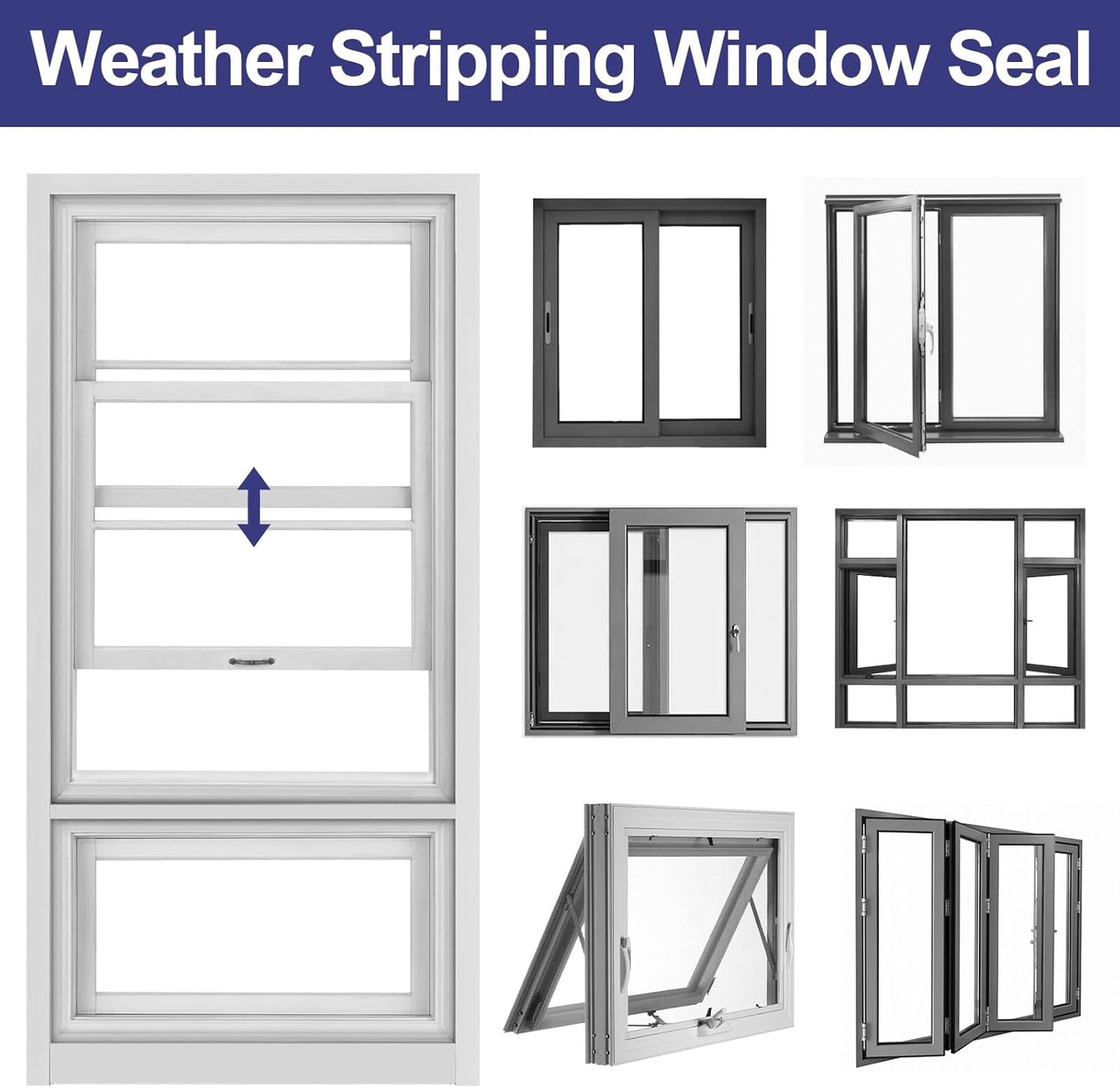 Nisorlin Weather Stripping Door Seal Strip – Tool-Free, Hazard-Free Window and Door Sealing for Family Homes