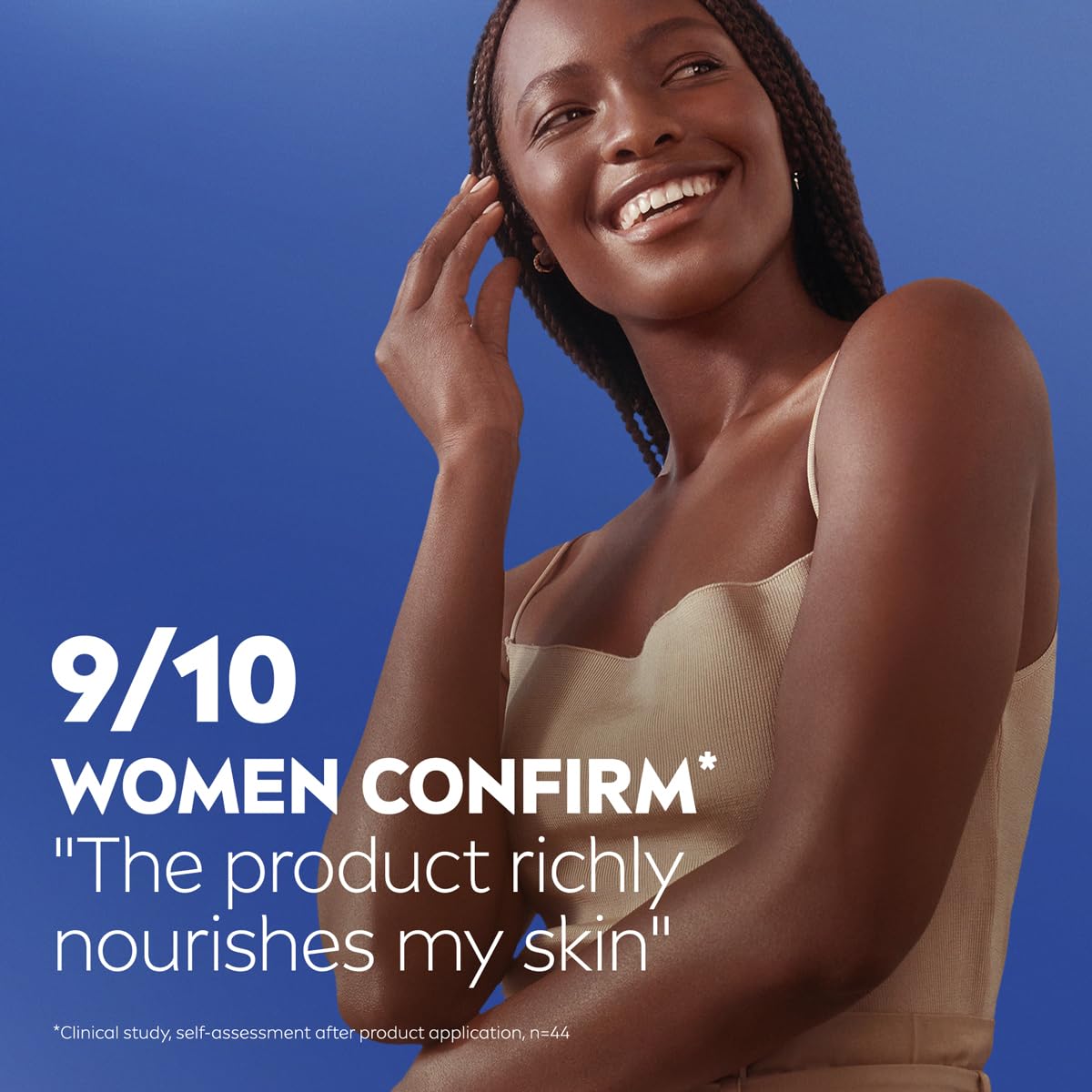 NIVEA Essentially Enriched Body Lotion for Very Dry Skin with Hyaluronic Acid and Almond Oil, 72-Hour Hydration for a Calming Nightly Self-Care Ritual, 33.8 Fl Oz Pump Bottle