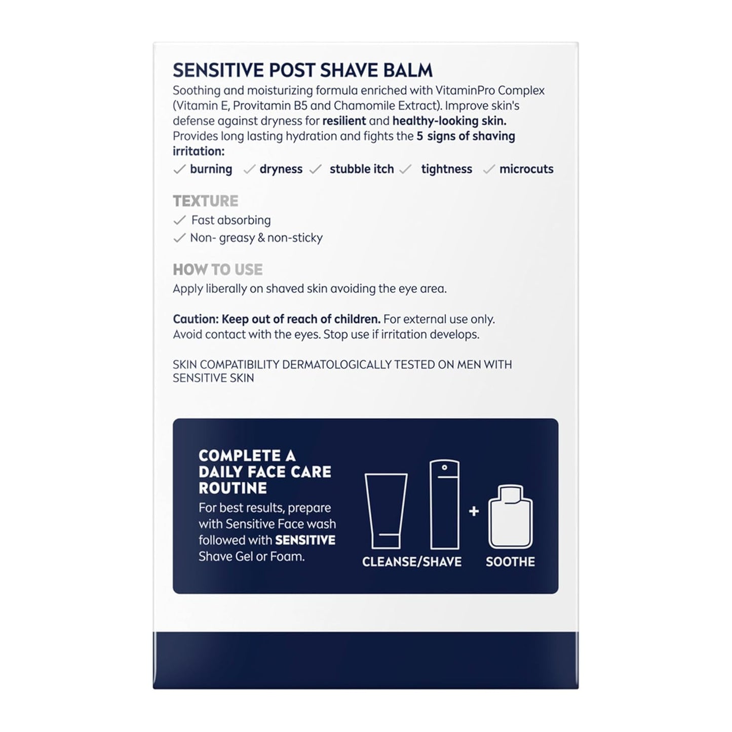 NIVEA MEN Real Madrid Post Shave Balm – Licensed Soccer Fan Gift for Men, Alcohol Free Daily Aftershave 3.3 Fl Oz