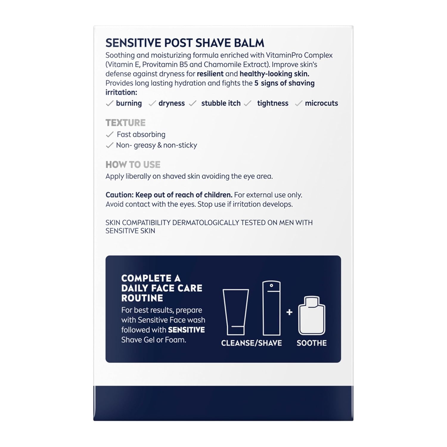 NIVEA MEN Real Madrid Post Shave Balm – Licensed Soccer Fan Gift for Men, Alcohol Free Daily Aftershave 3.3 Fl Oz