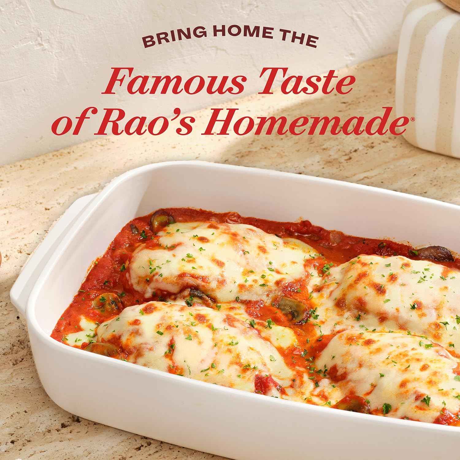 Rao's Homemade Creamy Mascarpone Marinara – No Added Sugar Keto-Friendly Pasta Sauce for Healthy Home Cooking, 24 oz