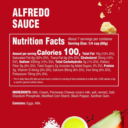 Rao's Homemade Alfredo Sauce 15 oz – Ready-in-Minutes Alfredo for Busy Professional Weeknight Dinners