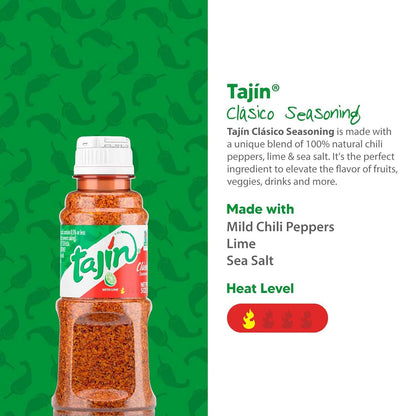 Tajín Clásico Chili Lime Seasoning – Natural Mexican Spice Blend for Wellness-Minded Home Cooks