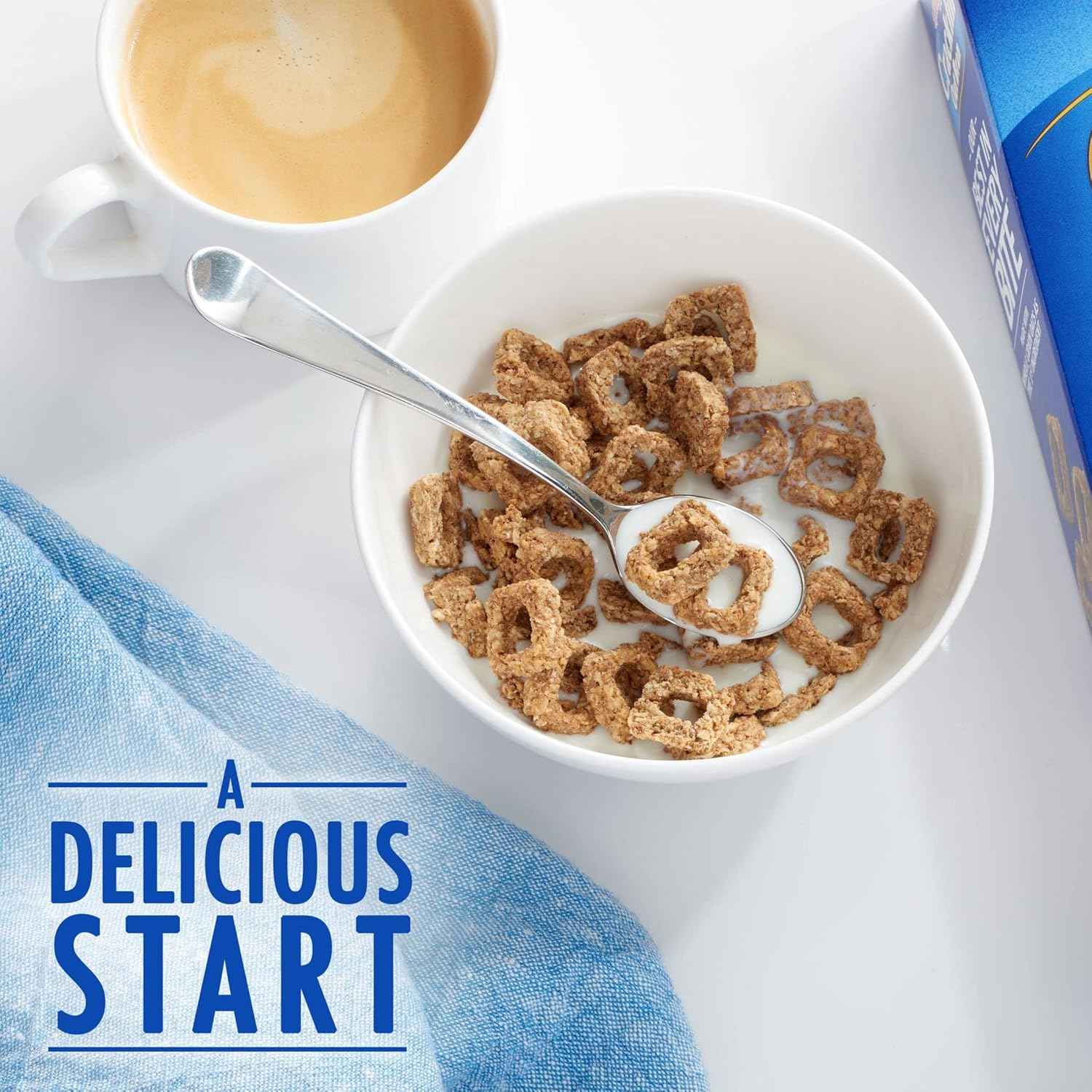 Kellogg's Cracklin' Oat Bran Breakfast Cereal, Fiber Cereal, Family Cereal, Original (3 Boxes) – Clean-Label Morning Bowl for Wellness-Focused Adults