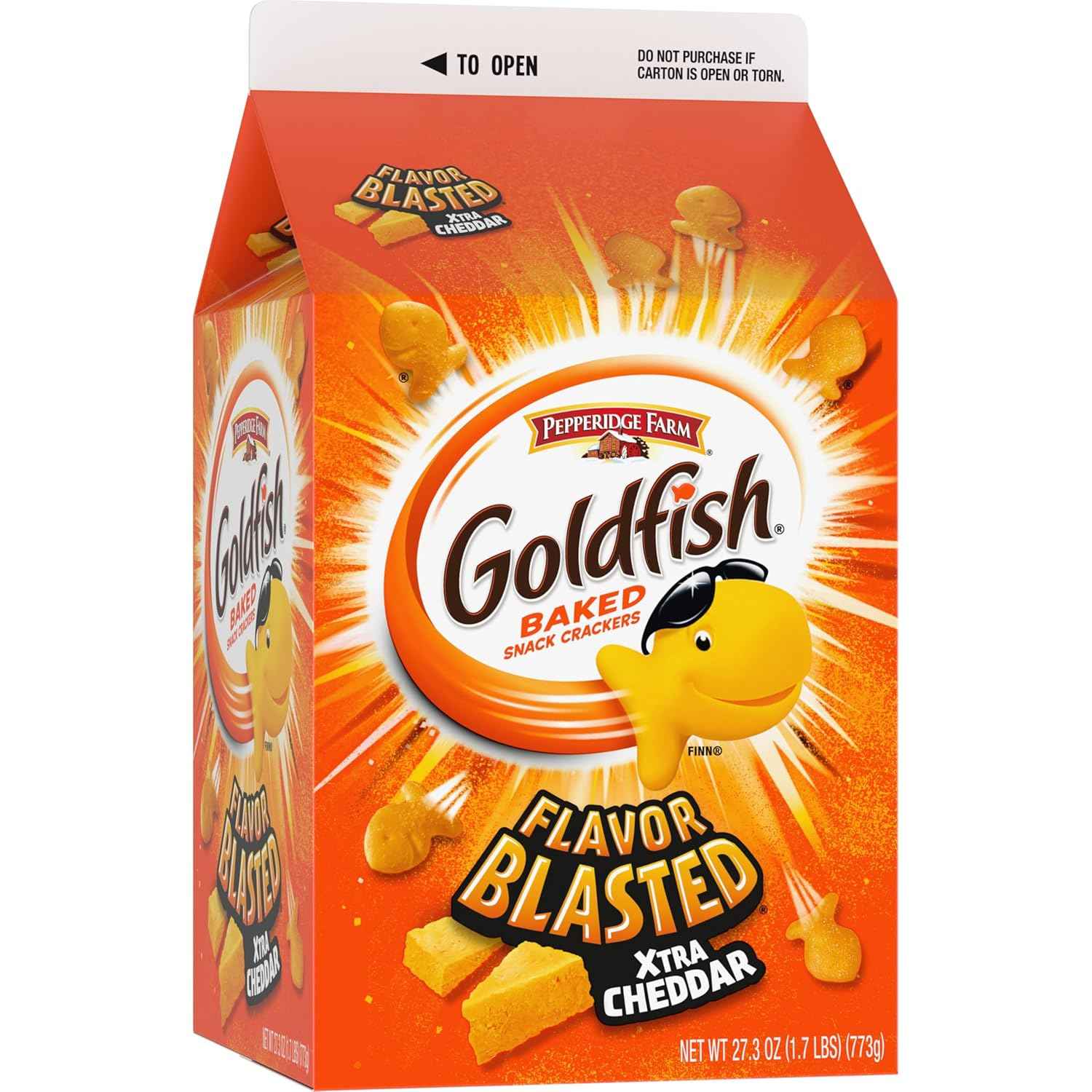 Goldfish Cheddar Cheese Crackers – Wholesome Pantry Snack for Playdates, Carpool Pickup, and Back-to-School Lunchbox Packing, Bulk 27.3 oz