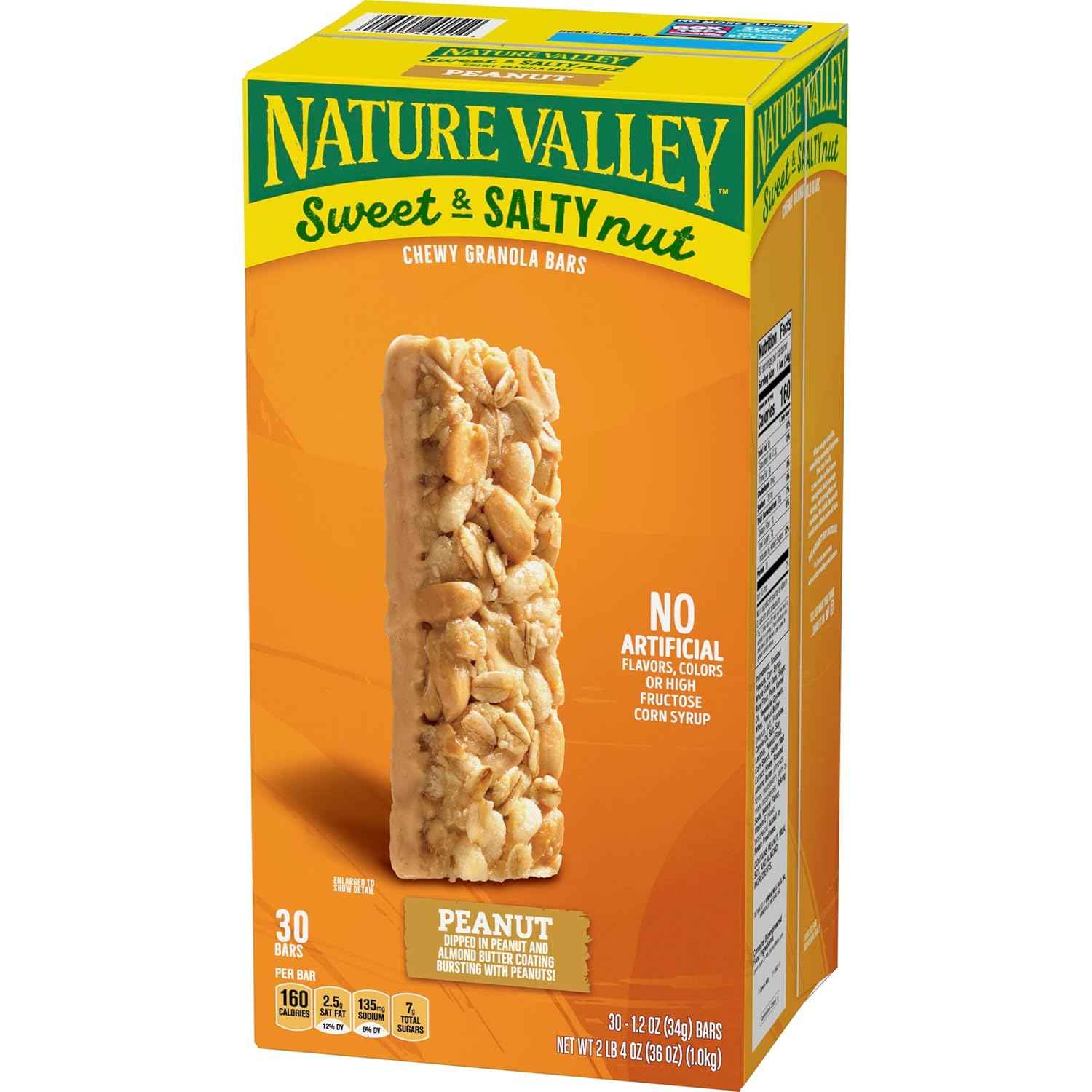 Nature Valley Sweet and Salty Nut Granola Bars – Commuter Bag Snack for Busy Workdays, Individually Wrapped