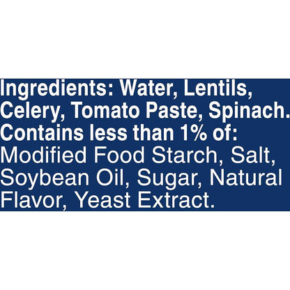 Progresso Lentil Soup – Family-Friendly Pantry Soup for Home Cooking, Onion-Free Option Available