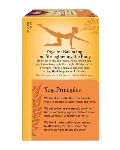 Yogi Tea Honey Chai Turmeric Vitality – Ayurvedic Warm Spice Blend for Post-Yoga Grounding and Meditation Moments