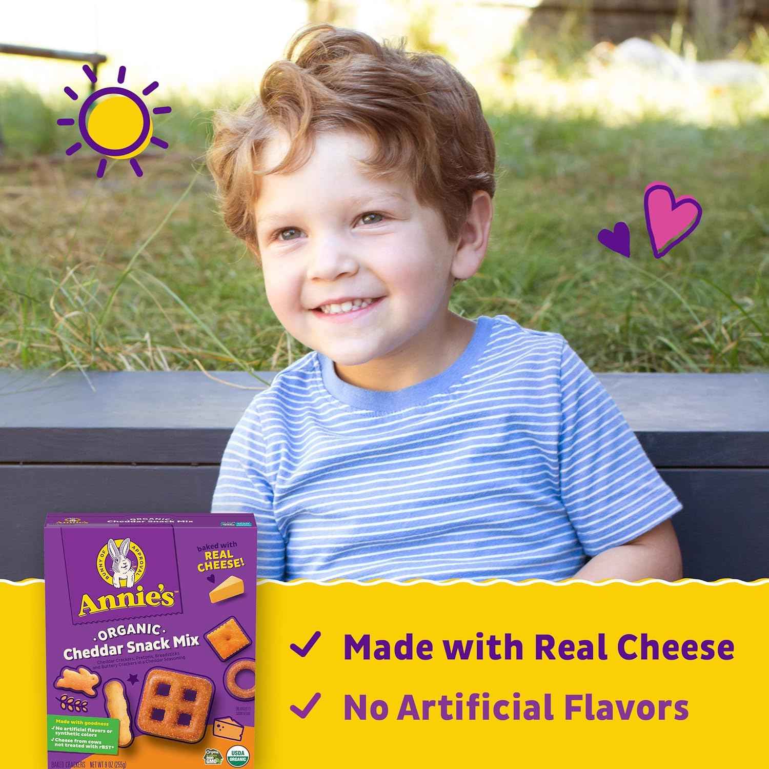 Annie's Organic Snack Mix – No Artificial Flavors Snack for Sensitive Adults