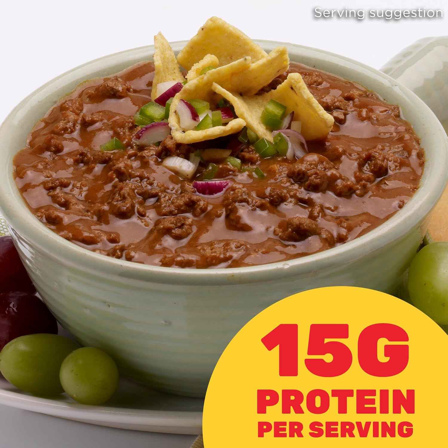 Hormel Chili No Beans – Quick Office Lunch for Busy Workdays, 19 oz Heat-and-Eat Can