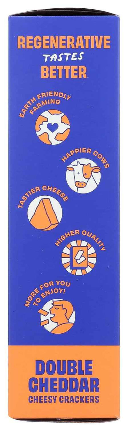 Cheddies Double Cheddar Cracker 4.2 oz – Guilt Free Afternoon Crunch for Mindful Snackers