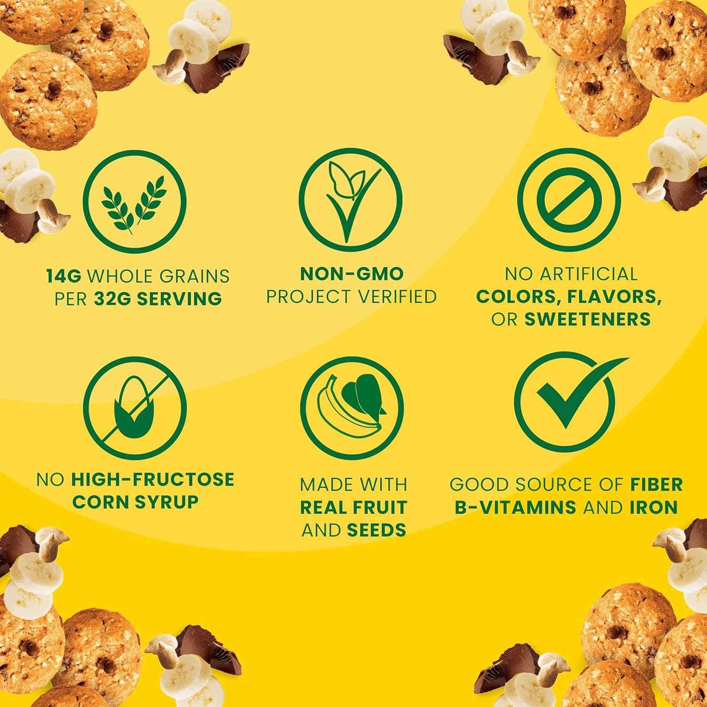 belVita Banana Dark Chocolate Snack Bites – Mindful Midday Refuel with No Artificial Sweeteners, Soft-Baked 5 oz
