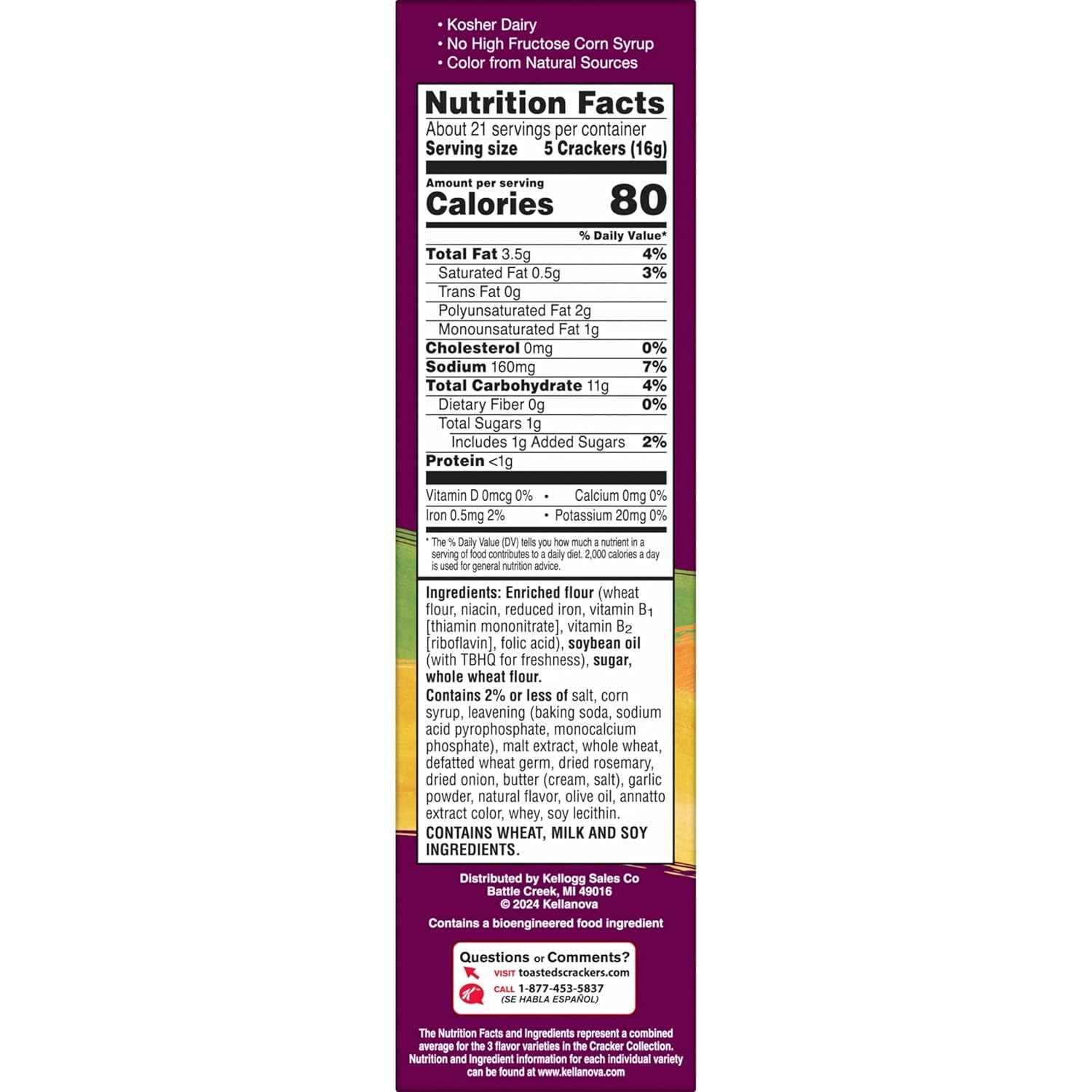 Toasteds Cracker Collection – Patio Entertaining Cracker Variety for Outdoor Cheese Boards, 12oz