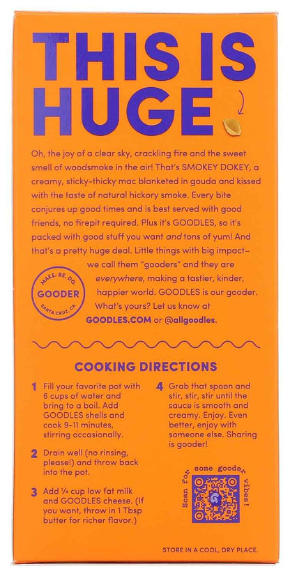Goodles Smokey Dokey Mac & Cheese – After-School Snack for Teens, 6 oz Single-Serve