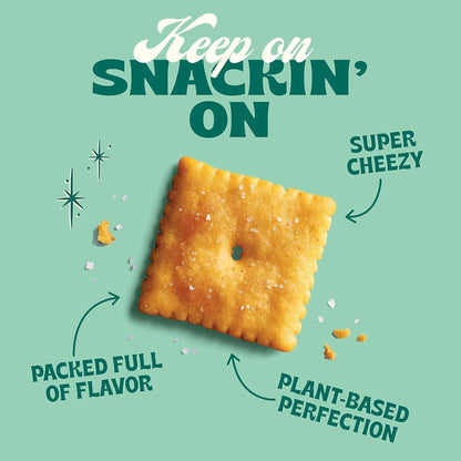 Back to Nature Cheezy Squares – Better-for-You Cheese Cracker for Kids Lunches and After-School Snacking
