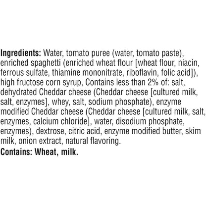 Campbell's Canned Spaghetti for Solo Living Pantry, Standalone Can Meal for Independent Adults