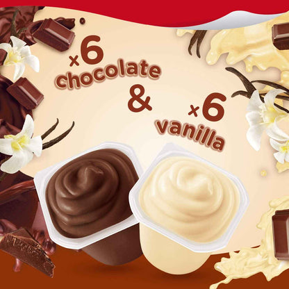 Snack Pack Pudding Cups – Nostalgic Care Package Gift for College Students and New Homeowners