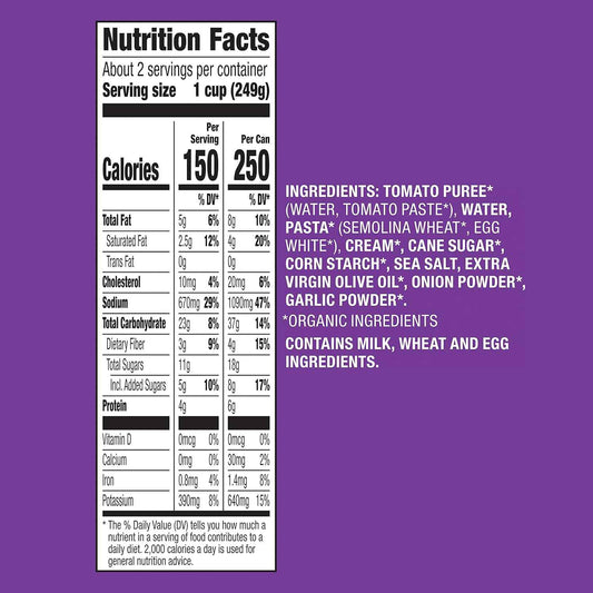 Annie's Organic Tomato Bunny Pasta Soup – Easy After-School Snack for Picky Eaters, 14.3 oz