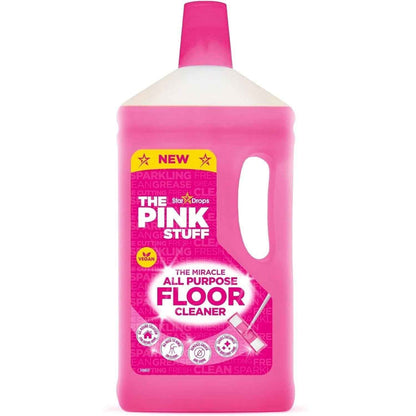The Pink Stuff Miracle All Purpose Floor Cleaner – Laminate and Vinyl Floor Cleaning Solution for High Traffic Hallways and Entryways, Streak Free