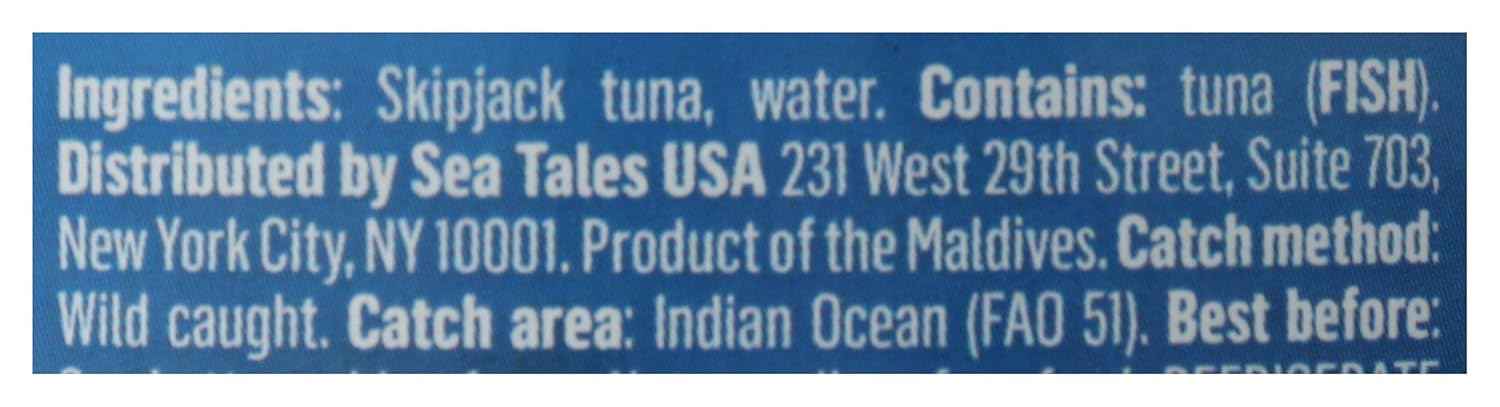 Sea Tales Skipjack Tuna in Water NSA – Shelf-Stable Protein for Camping and RV Galley