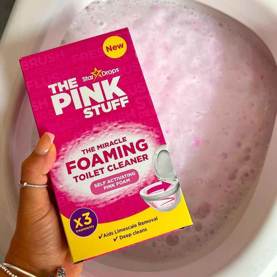 The Pink Stuff Miracle Power Toilet Cleaner – Mindful Nightly Cleaning Ritual for a Fresh-Smelling Home