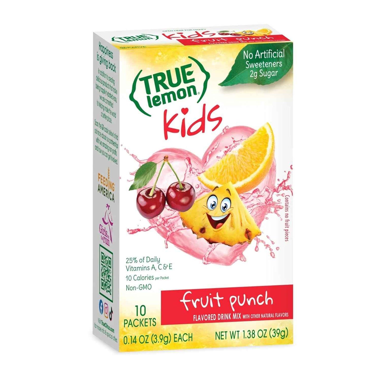 True Lemon Clean-Ingredient Hydration Packets – Simple Sugar-Free Drink Mix for Uncluttered Pantries