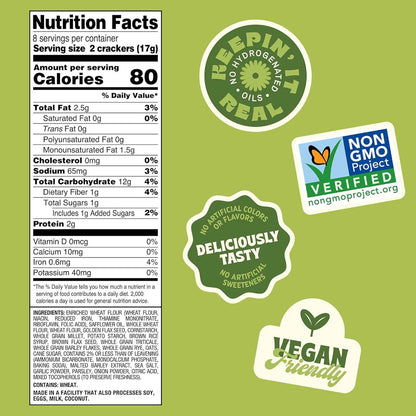 Back to Nature Multigrain Flax Seeded Flatbread Crackers – Wholesome Office Desk Drawer Snack for Health-Conscious Adults