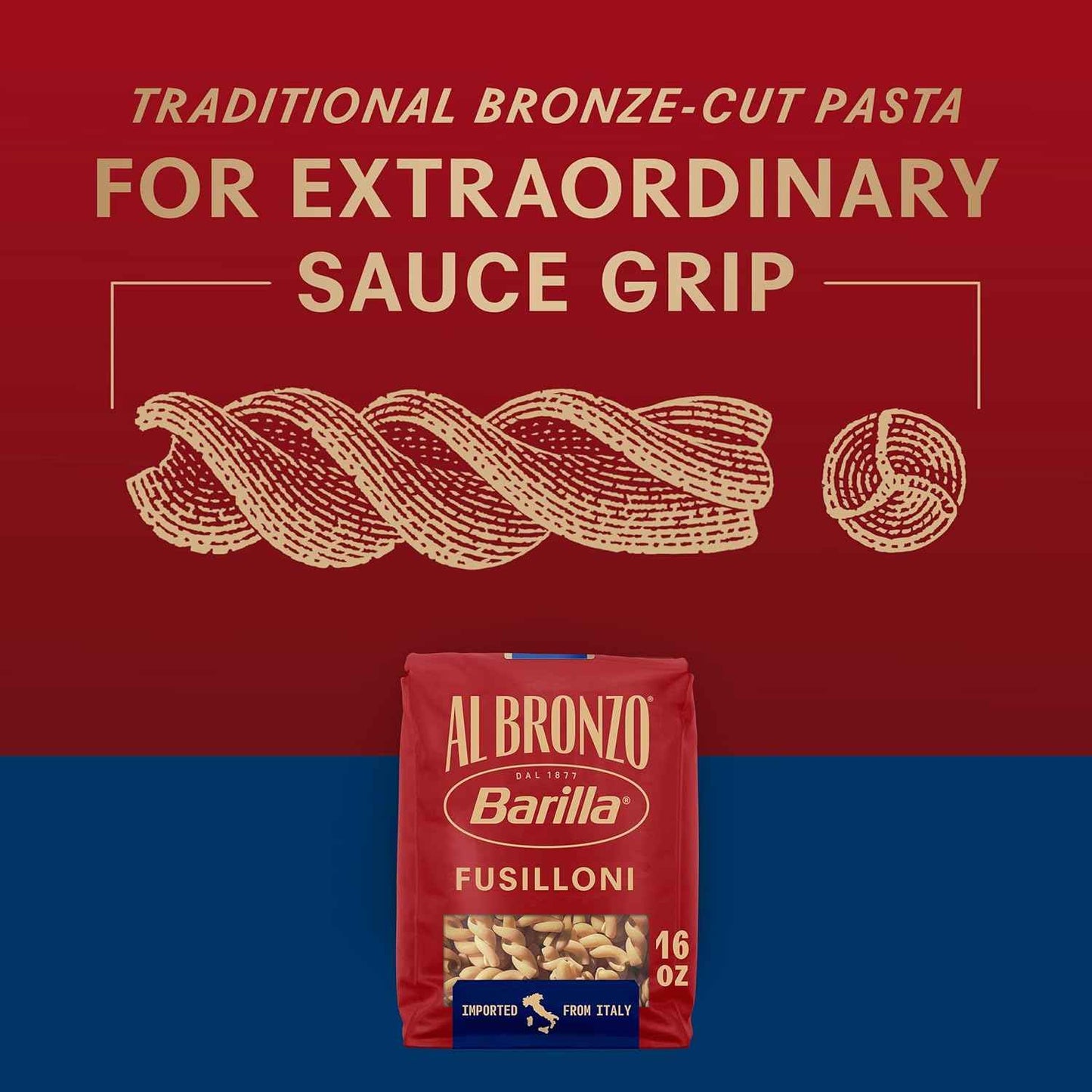Barilla Al Bronzo Bronze Cut Mezzi Rigatoni for Elevated At-Home Italian Tasting Menu