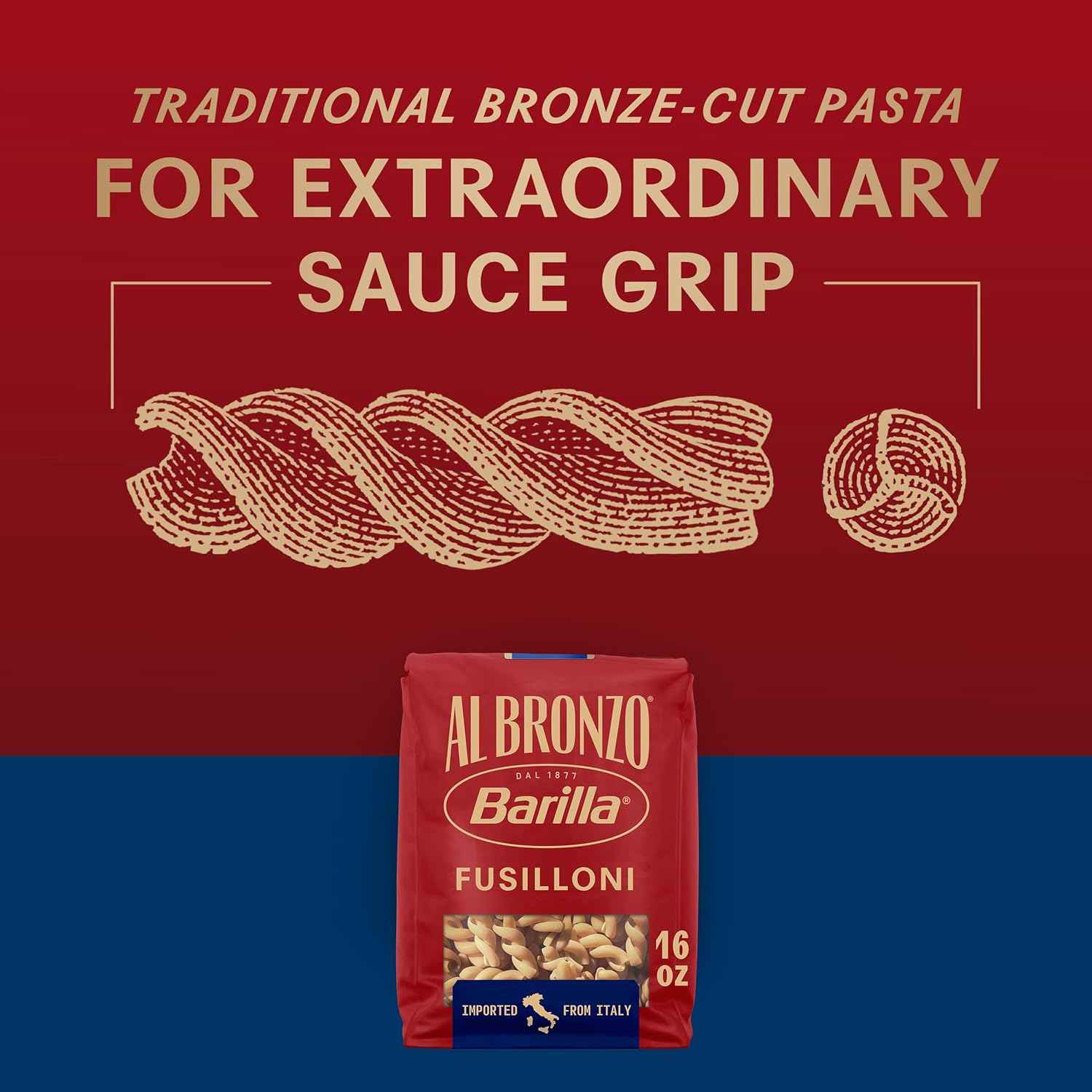 Barilla Al Bronzo Bronze Cut Mezzi Rigatoni for Elevated At-Home Italian Tasting Menu